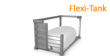 Flat Platform 40' Cargo Container